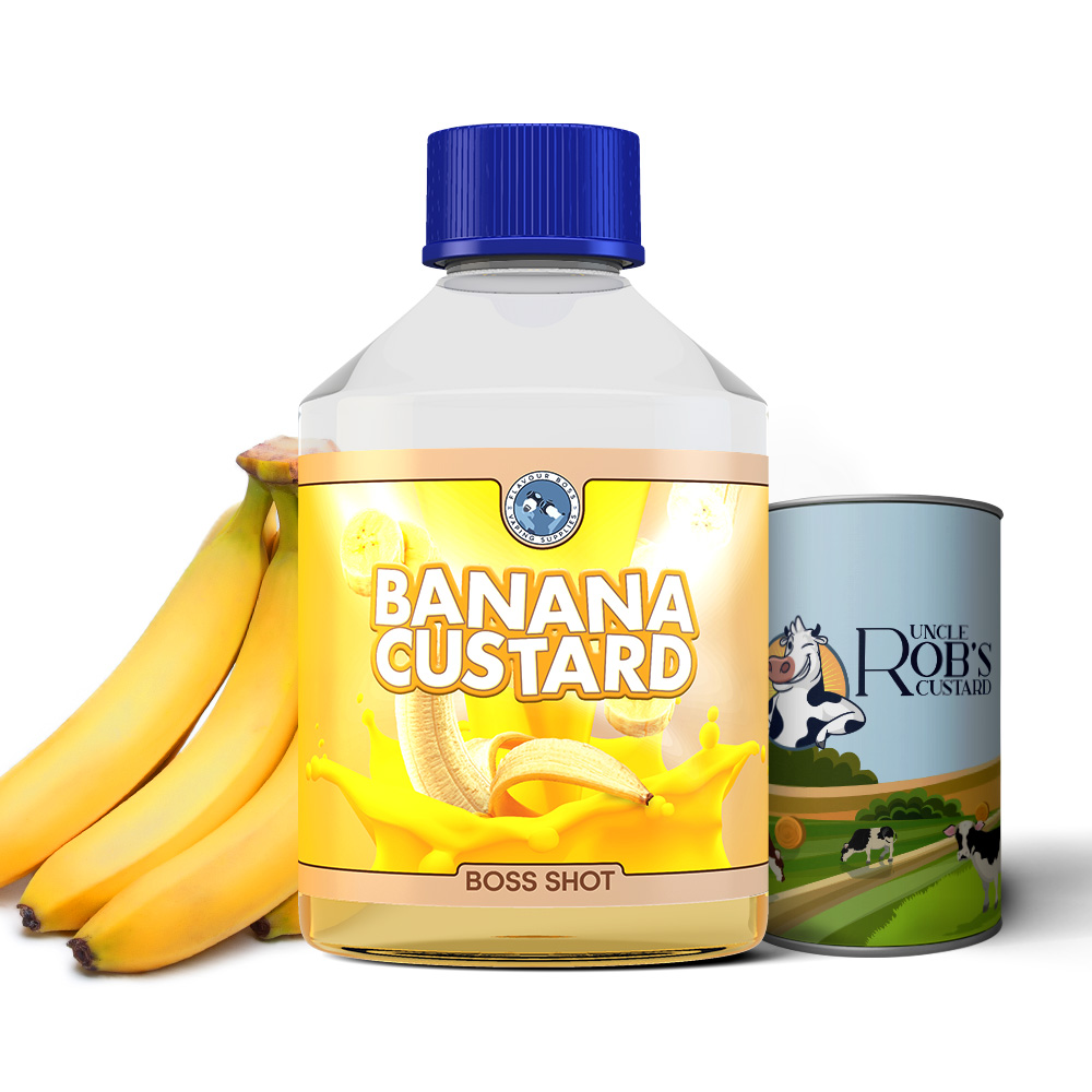 Banana Custard Boss Shot by Flavour Boss - 250ml
