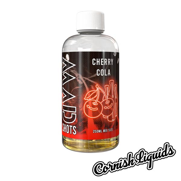 Cherry Cola Mad Shot by Cornish Liquids - 250ml