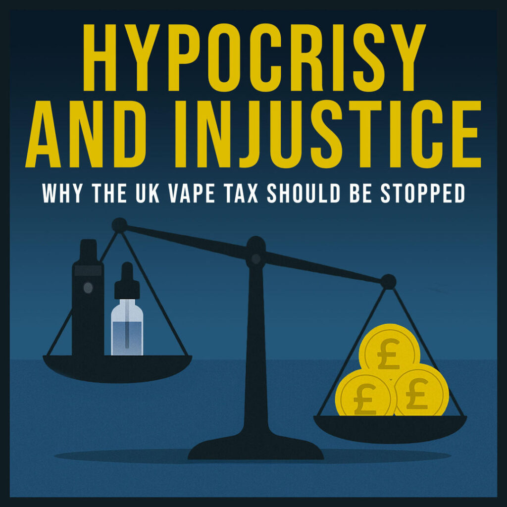 Hypocrisy and Injustice - Why the UK vape tax should be stopped