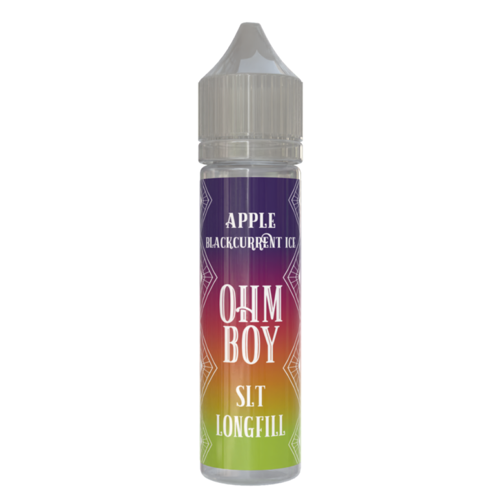 Apple Blackcurrant Ice Ohm Boy SLT Longfill E Liquid