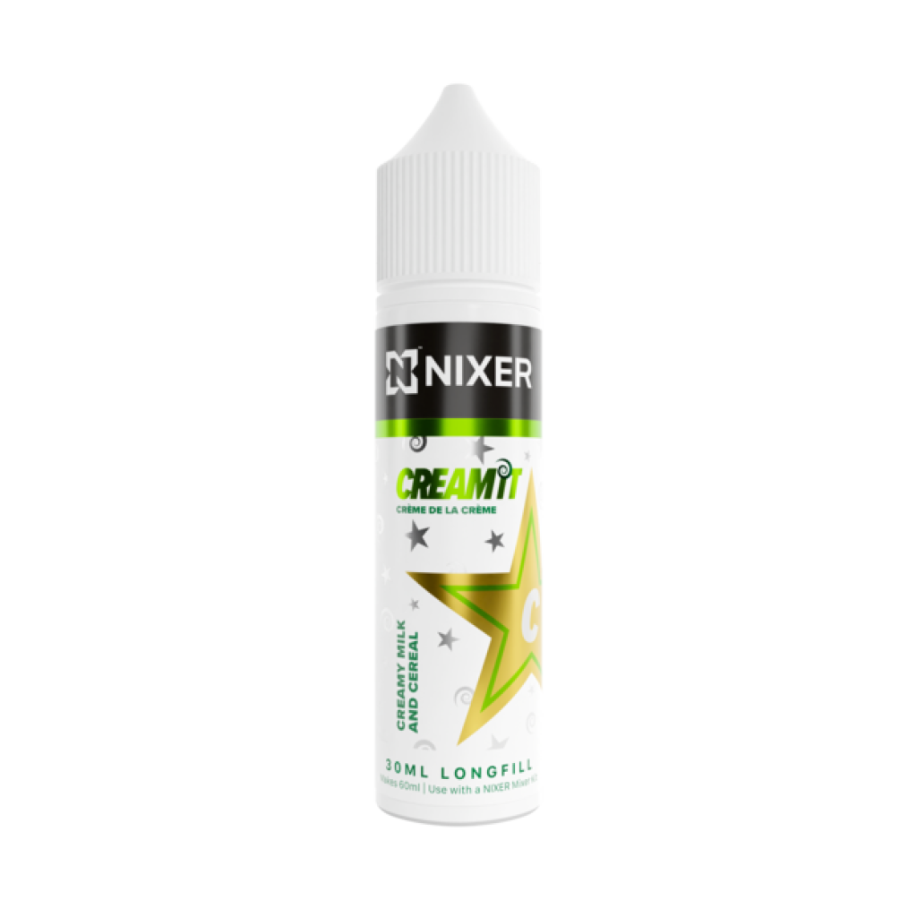 Creamy Creamy Milk and Cereal Nixer X Cream It Longfill E Liquid