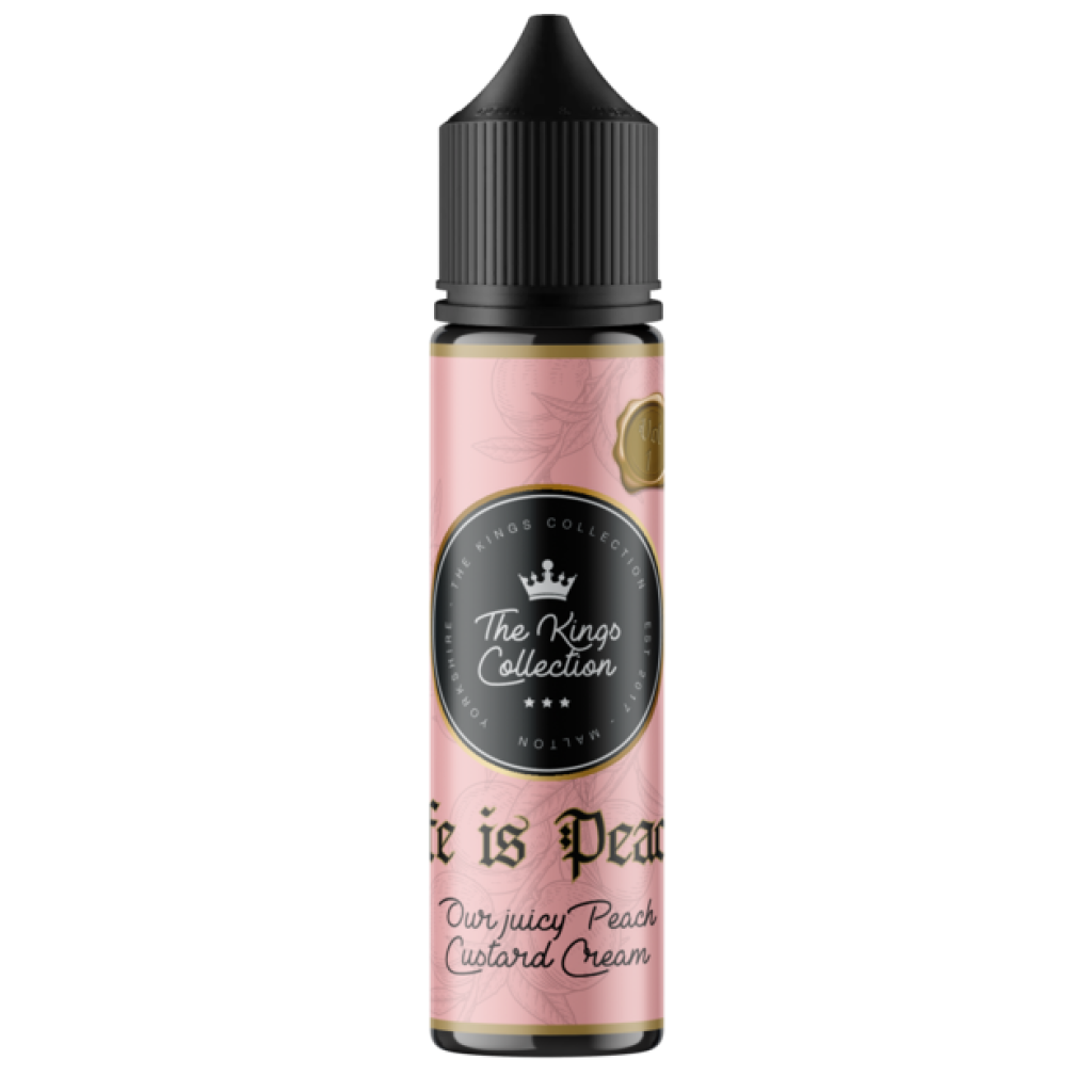 Life is Peachy Kings Custard Longfill E Liquid