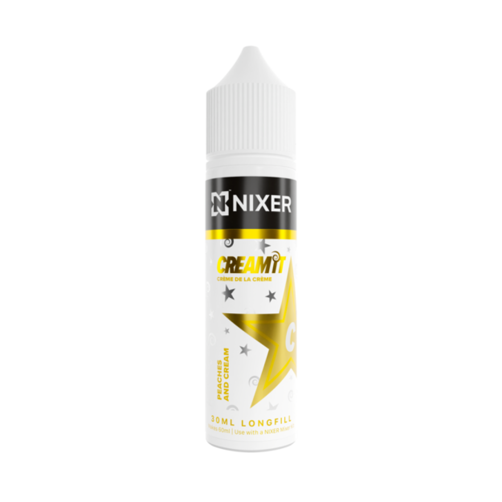 Peaches and Cream Nixer X Cream It Longfill E Liquid