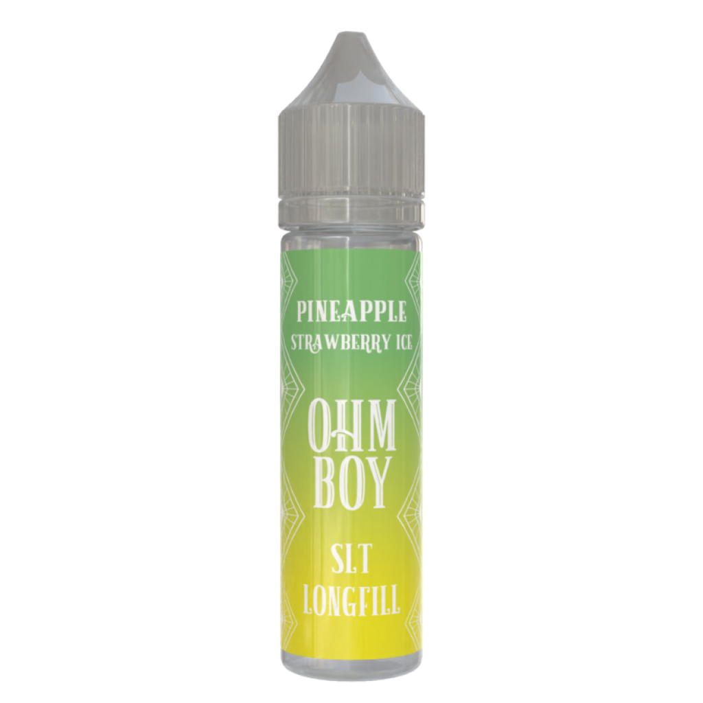 Pineapple Strawberry Ice Ohm Boy SLT Longfill E Liquid