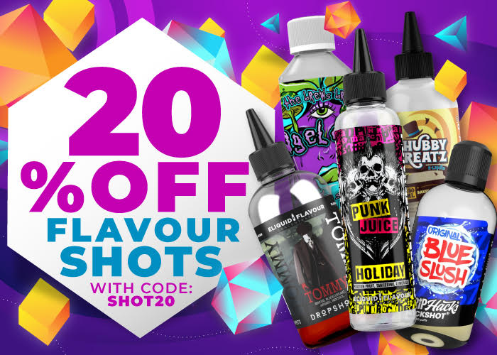 20% OFF FLAVOUR SHOTS