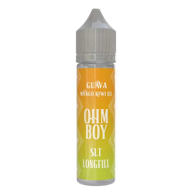 Guava Mango Kiwi Ice Ohm Boy SLT Longfill E Liquid