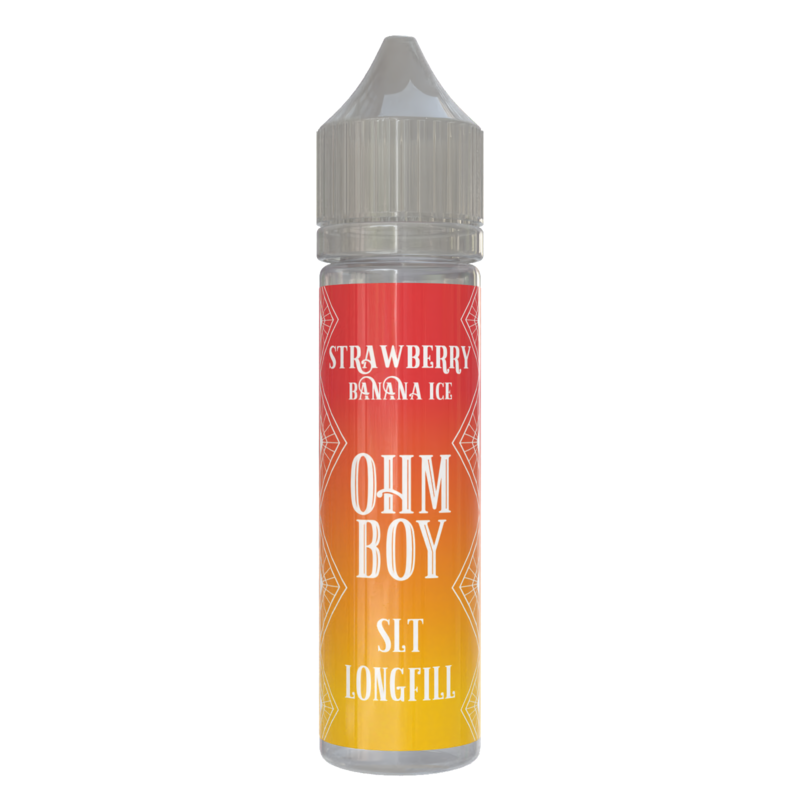 Strawberry Banana Ice Ohm Boy SLT Longfill E Liquid