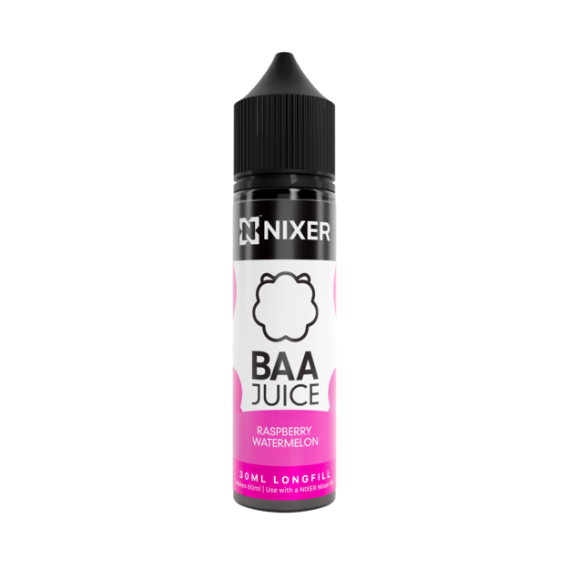 Raspberry Watermelon Baa Juice Longfill E Liquid