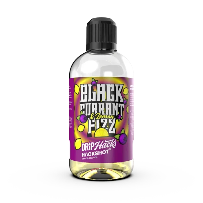 Blackcurrant & Lemon Fizz Drip Hacks DIY E Liquid Flavour Shot